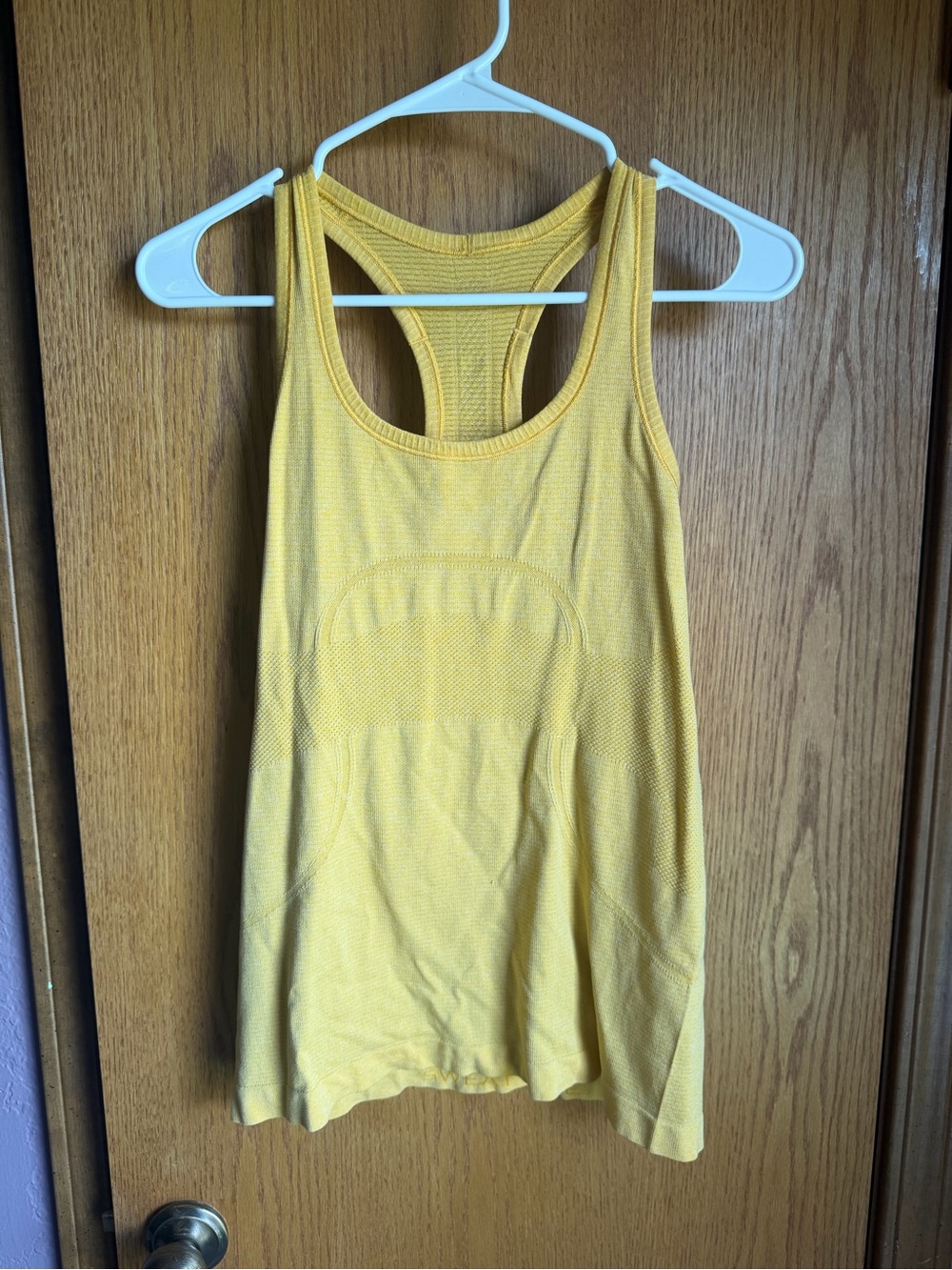 Women’s Yellow Racerback Tank Top